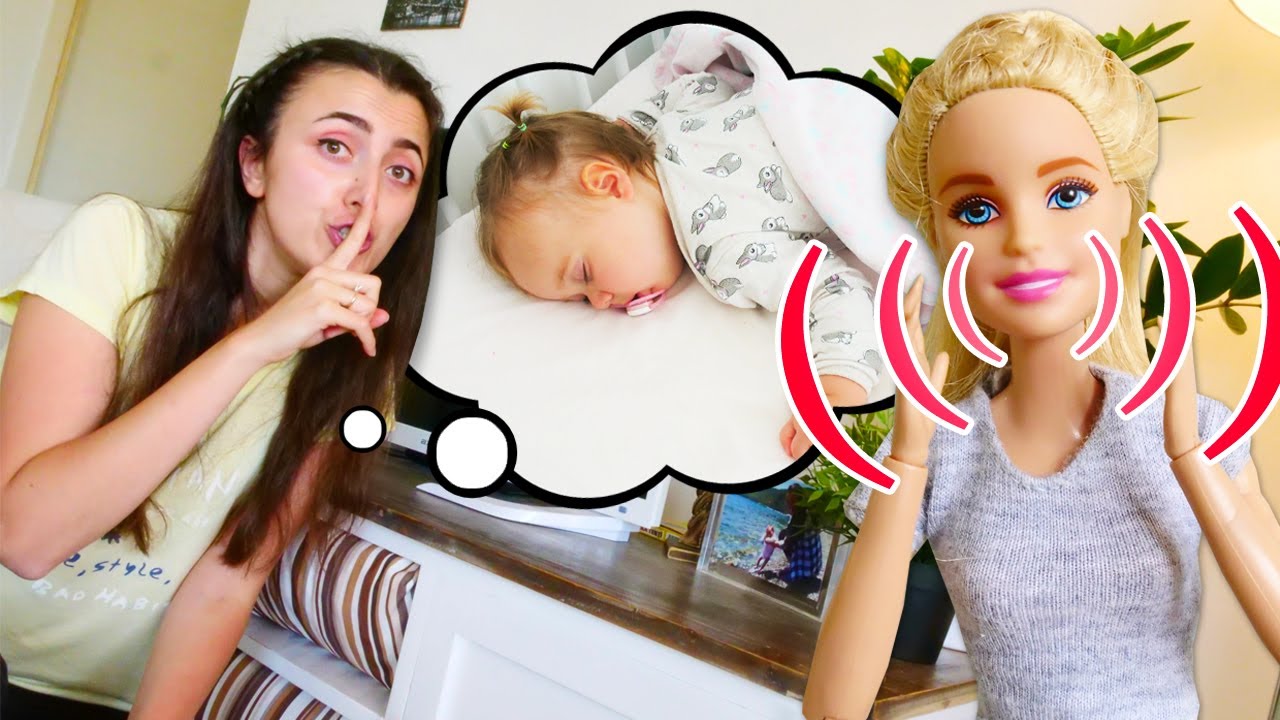Barbie Sevcan 'ın evinde bebek Derin'in uykusunu kaçırıyor. Bebek bakma videosu